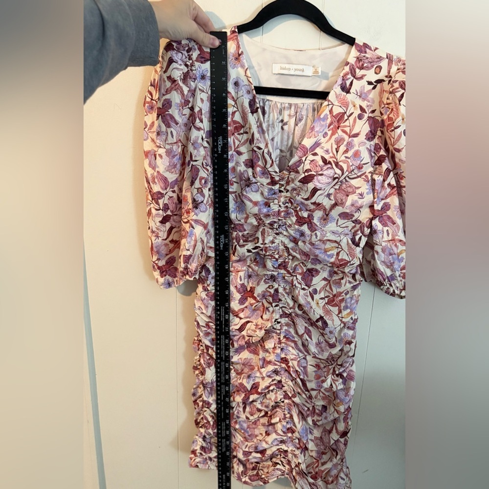 Bishop & Young Carly Ruched Front Dress in True Romance Sz M - Picture 10 of 11